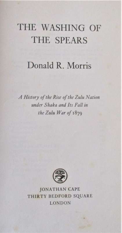 THE WASHING OF THE SPEARS  1966