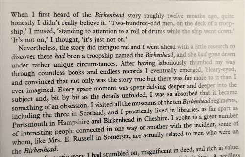 DRUMS OF THE BIRKENHEAD FIRST EDITION 1972
