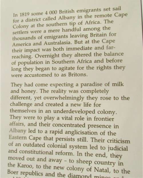 THE 1820 SETTLERS 1984 FIRST EDITION