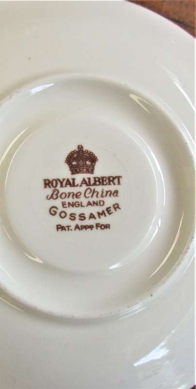 FOUR ROYAL ALBERT DEMI TASSE CUPS AND SAUCERS PLUS ONE SAUCER C1950`S