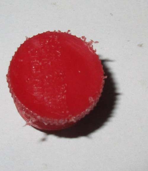 ROYAL ALBERT SALT SHAKER AND A SPARE RED CORK (CLEARY MARKED ROYAL ALBERT)