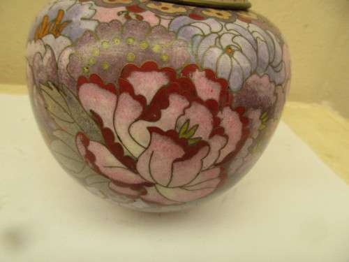ABSOLUTELY BEAUTIFUL PAIR CHINESE CLOISONNE GINGER JARS