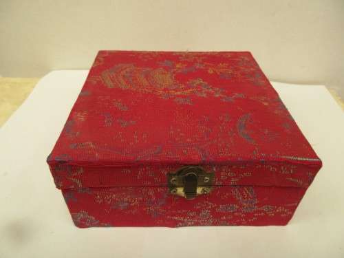 BEAUTIFUL CHINESE  SMALL TEA SET FOR FOUR IN ORIGINAL BOX