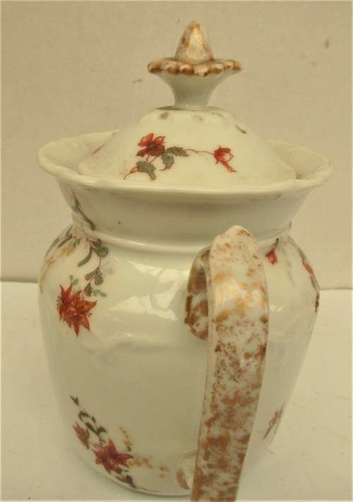 BEAUTIFUL JEAN POUYAT LIMOGES HANDPAINTED TEAPOT