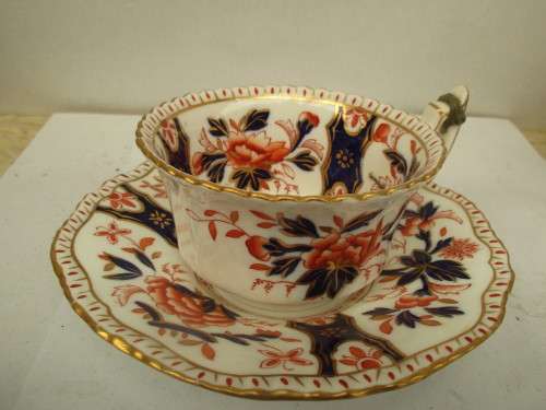 BEAUTIFUL THREE  VICTORIAN  COALPORT  CABINET CUPS AND SAUCERS AND ONE EXTRA SAUCER