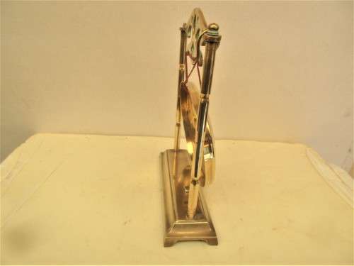 BEAUTIFUL CHINESE PATTERNED  BRASS GONG WITH  BRASS STRIKER