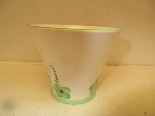 BEAUTIFUL ART DECO TRIO  STANDARD CUP SAUCER AND SIDE PLATE c 1920`s HANDPAINTED