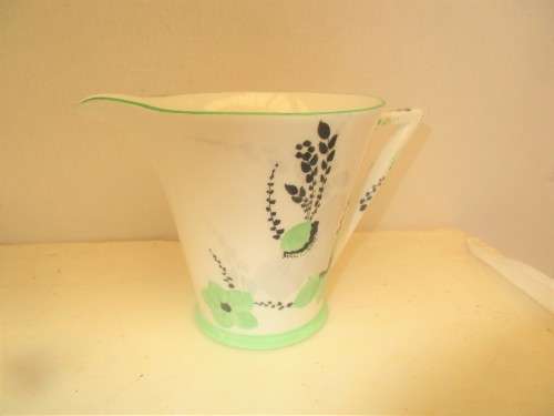 BEAUTIFUL  STANDARD  ART DECO  MILK JUG AND SUGAR BOWL c 1920`s HANDPAINTED