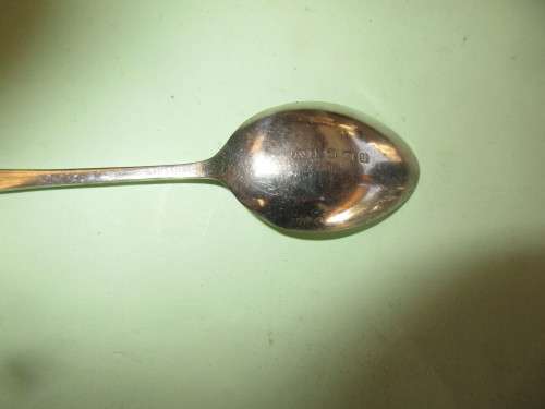 BEAUTIFUL SET OF SIX  A J BAILEY  BIRMINGHAM SILVER TEASPOONS  1969 MARKED `U`