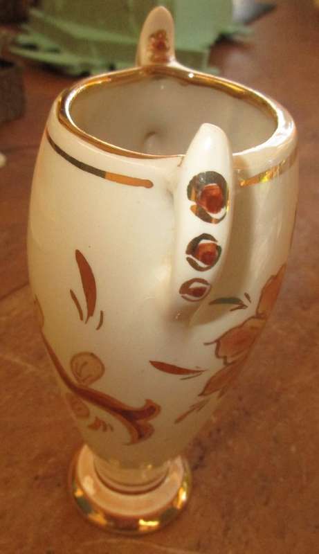 PAIR GOUDA `GOLD DREAM` HANDPAINTED VASES