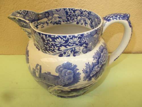 COPELAND SPODES ITALIAN BLUE AND WHITE JUG
