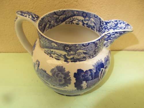 COPELAND SPODES ITALIAN BLUE AND WHITE JUG