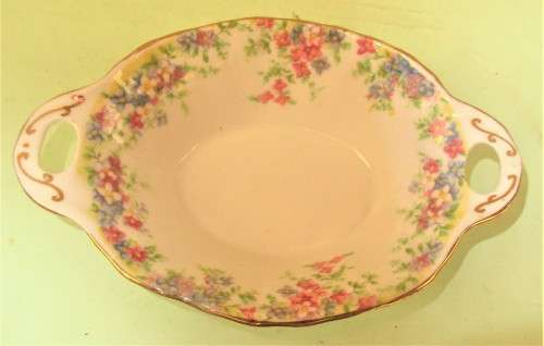CROWN CHINA `MAYTIME`  NUT DISH