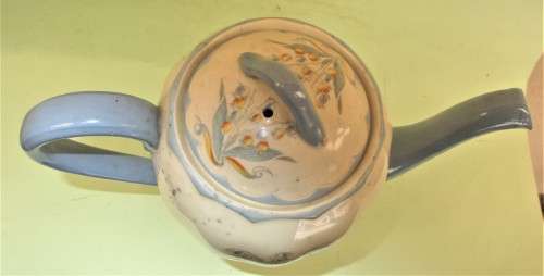 GRINDLEYS ENGLAND CREAMPETAL LILAC  COFFEE POT c 1960