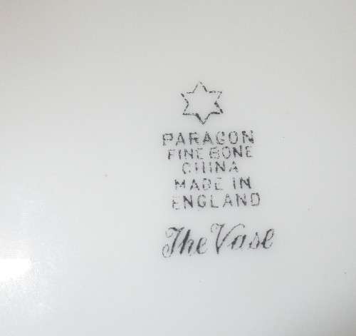 PARAGON CHINA SIDE PLATE ` THE VASE` c1919