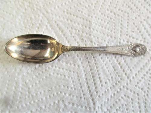 SET OF SIX SILVER PLATED TEASPOONS