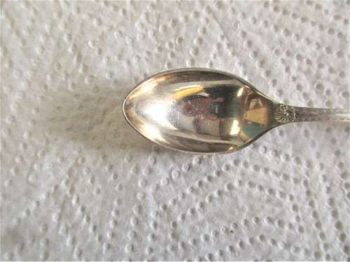 SET OF SIX SILVER PLATED TEASPOONS