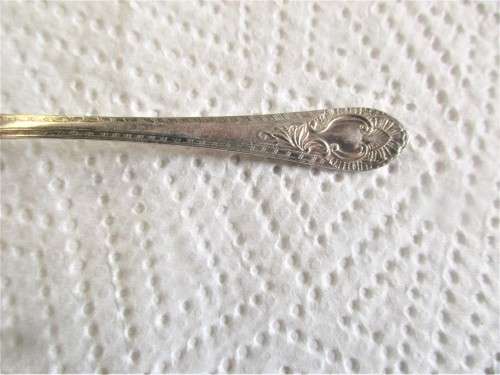 SET OF SIX SILVER PLATED TEASPOONS