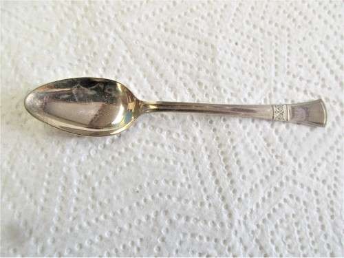 SET OF SIX ANGORA SILVER PLATED TEASPOONS