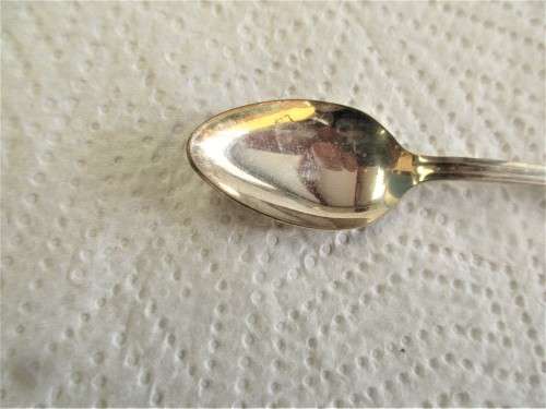 SET OF SIX ANGORA SILVER PLATED TEASPOONS