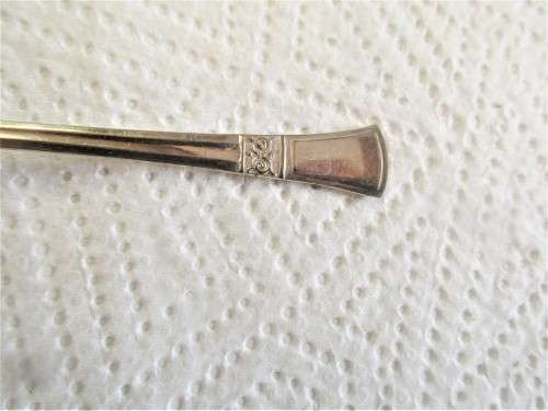 SET OF SIX ANGORA SILVER PLATED TEASPOONS