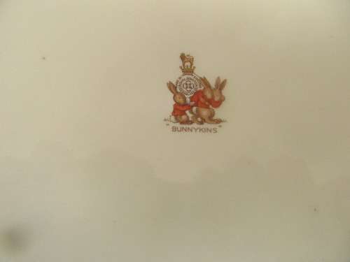 ROYAL DOULTON CHILD`S PORRIDGE BOWL NEW CONDITION BUNNYKINS SERIES