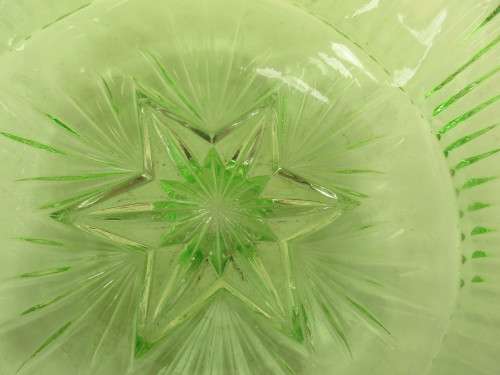 BEAUTIFUL GREEN  1950`s  SALAD BOWL