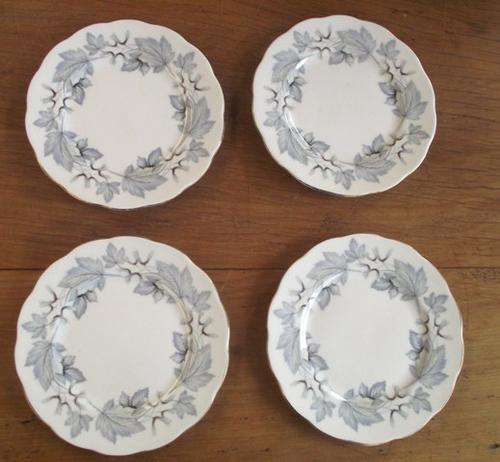 FOUR ROYAL ALBERT SIDE PLATES