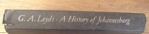 A HISTORY OF JOHANNESBURG