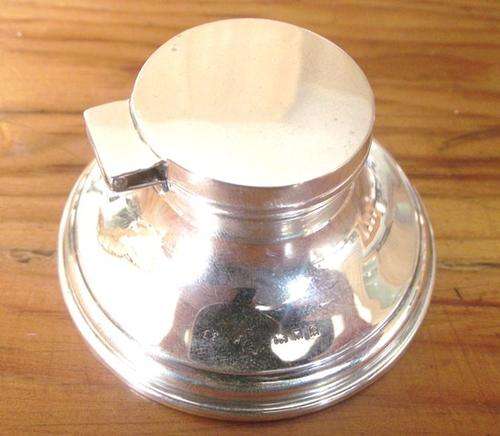 SILVER INKWELL