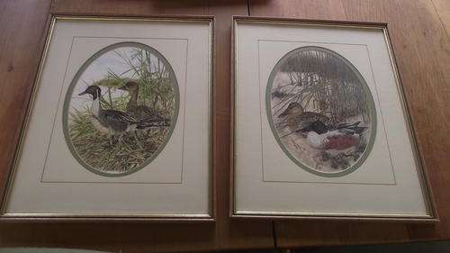 TWO PRINTS OF DUCKS
