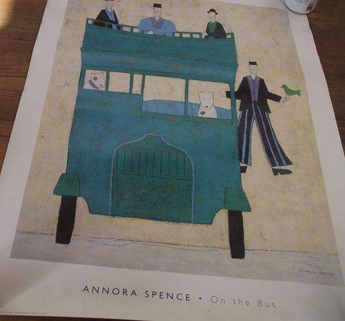 POSTER ANNORA SPENCE ON THE BUS POSTER PRODUCED 2001