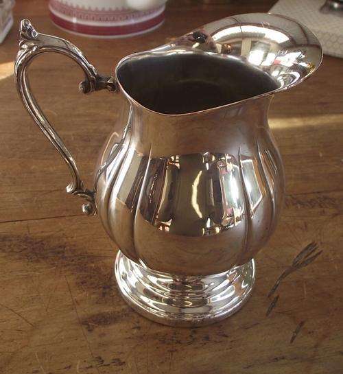 SILVER PLATED CREAM JUG