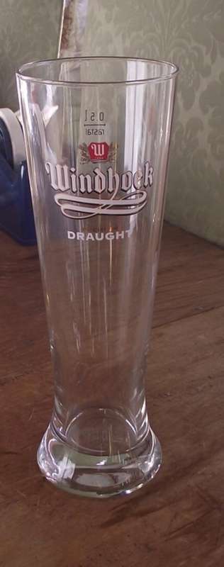 2 BOXED SETS WINDHOEK DRAUGHT GLASSES TOTAL 12 GLASSES