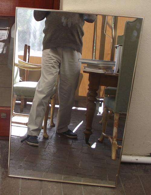 BRASS MIRROR