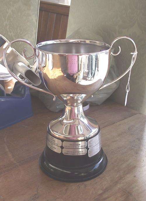 SILVER PLATED TROPHY