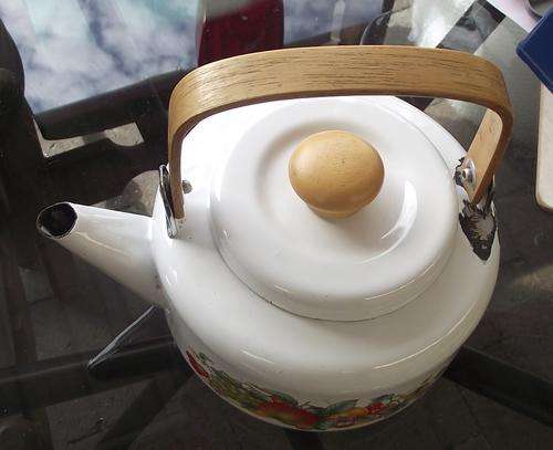 ENAMEL TEAPOT