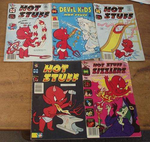 5 HOT STUFF COMICS