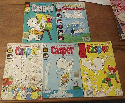 5 CASPER THE FRIENDLY GHOST COMICS