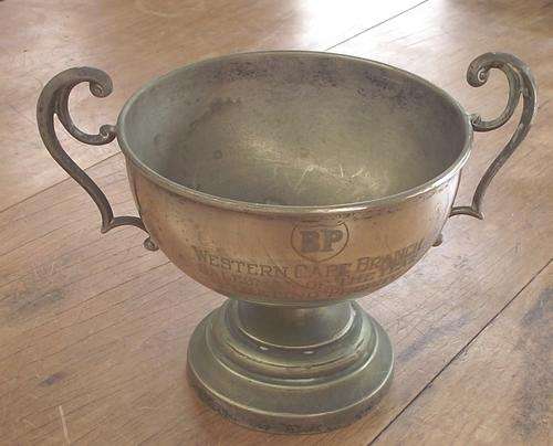SILVER PLATED OLD TROPHY CUP