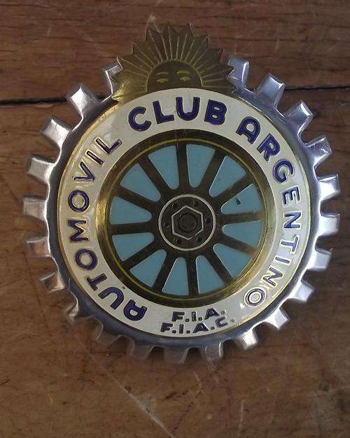 FIA CAR BADGE AUTOMOVIL CLUB ARGENTINO