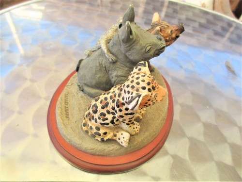 LOVELY SAFARI SNAPS CERAMIC  YOUNG ANIMALS BY JACKIE NOAKES