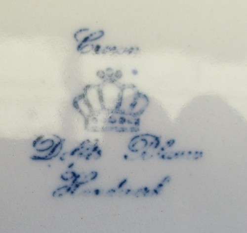 BEAUTIFUL HANDPAINTED DELFTS HOLLAND BLAAU PLATTER  42 BY 31 cms