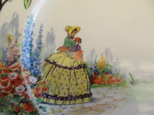 BEAUTIFUL ROYAL FALCON WARE (HANLEY) HANDPAINTED PLATE C 1930`S