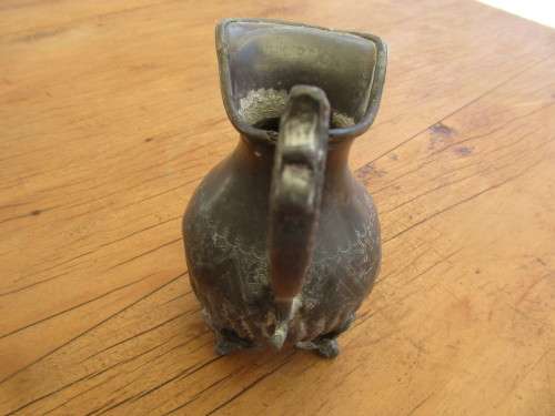 VICTORIAN PEWTER CREAM JUG