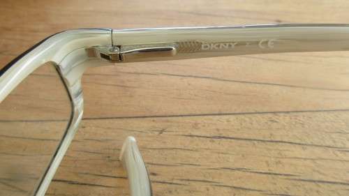 DKNY SPECTACLES WITH ASSOCIATED BRIGHT PINK CASE