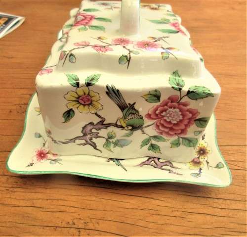 JAMES KENT OLD FOLEY BUTTER DISH WITH LID