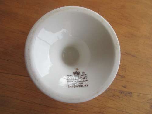 BEAUTIFUL COALPORT TRUMPET VASE SHREWSBURY PATTERN  BONE CHINA c 1960