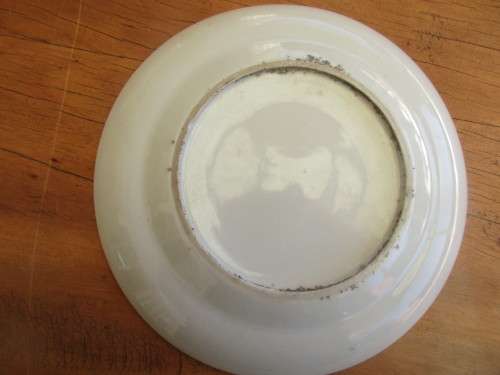 ABSOLUTELY BEAUTIFUL CHINESE FAMILLE ROSE PLATE HANDPAINTED ENAMEL UNDERGLAZE c 1890`s