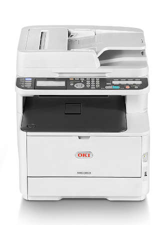 BRAND NEW OKI MC363DN 4-IN-1 COLOUR LASERJET PRINTER. STILL IN SEALED BOX
